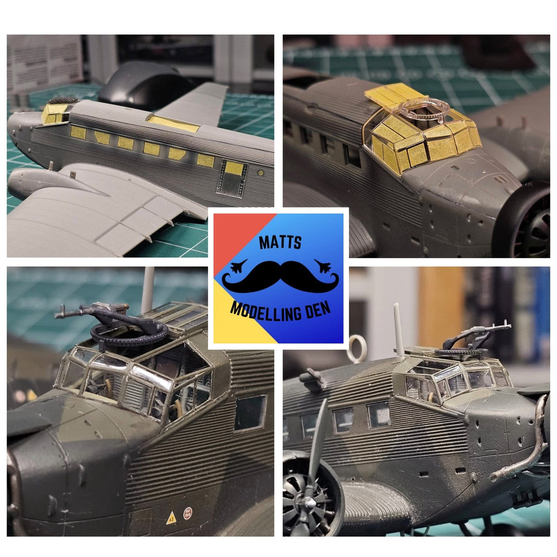 Airfix 1:72 Junkers Ju52/3mg4e Mask Set by Matts Modelling Den