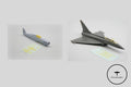 Airfix 1:72 Typhoon FGR.4 + Hawker Hurricane Mk.I Duo Mask Set