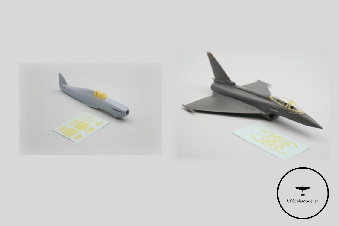 Airfix 1:72 Typhoon FGR.4 + Hawker Hurricane Mk.I Duo Mask Set